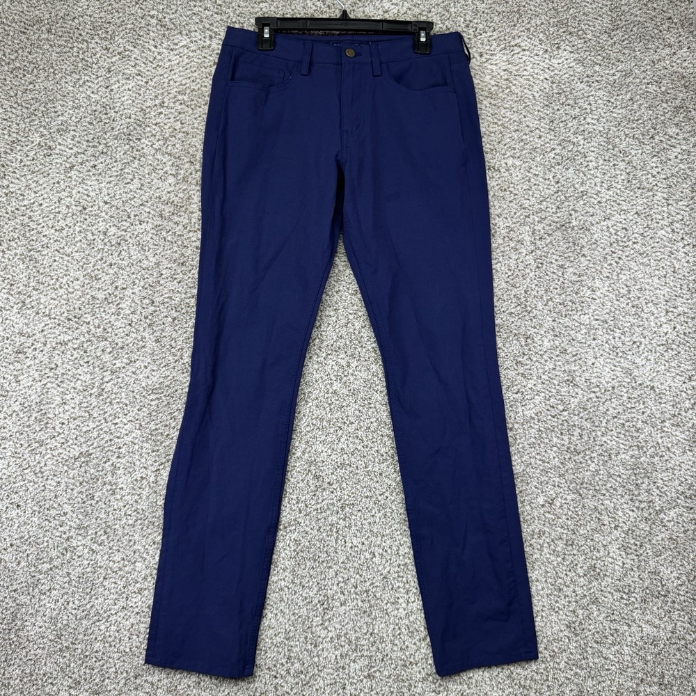 Vineyard Vines Performance Pants Mens Size 30x32 Blue Stretch Golf Pockets Nylon